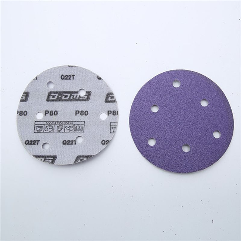 Ceramic Paper-backed Hook and Loop Sanding Disc